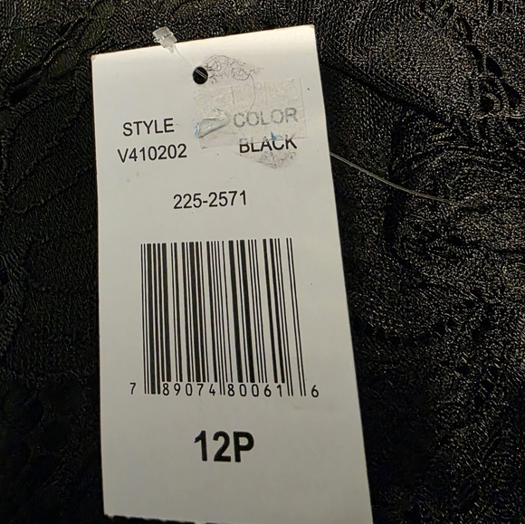 RNStudio By Ronnie Nicole Elegant Black Lace Dress, 12P - Picture 9 of 9